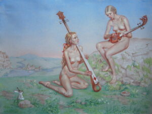 Мелодия. 65/90. бумага/пастель