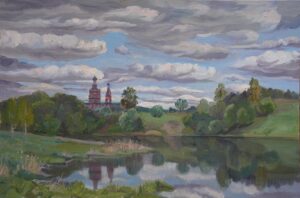 Майский вечер. 40/60. х/м. 2025